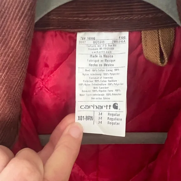 Carhartt Quilt Lined Duck Coveralls - Picture 4 of 8